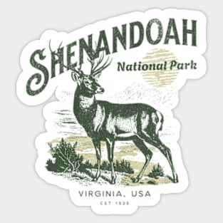 Shenandoah National Park Sticker